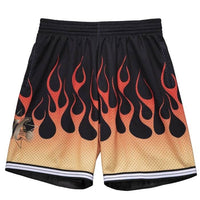 Mitchell & Ness Philadelphia 76ers Swingman Shorts - Flames