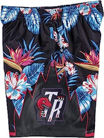 (G1 -Embroidery) Mitchell & Ness Floral Toronto Rapator Swingman Shorts