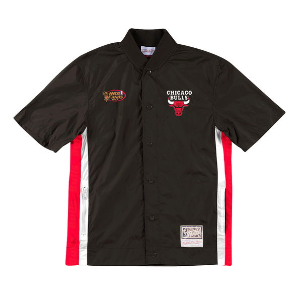 Mitchell & Ness Chicago Bulls Hardwood Classic Packable Nylon Mens black Shooting Shirt