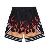 Mitchell & Ness Chicago Bulls Swingman Shorts - Flames