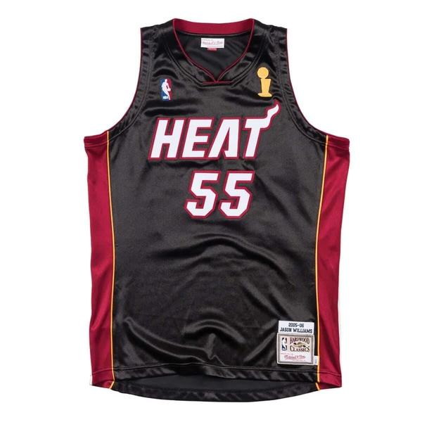 Mitchell & Ness Jason Williams 2005-06 Miami Heat Authentic Jersey - Black With Final Patch