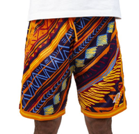 Mitchell & Ness Los Angeles Lakers Game Day Pattern Shorts