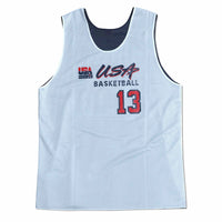 Mitchell and Ness Shaquille O'Neal Team USA 1996 Authentic Reversible Practice Jersey - DreamTeam 3