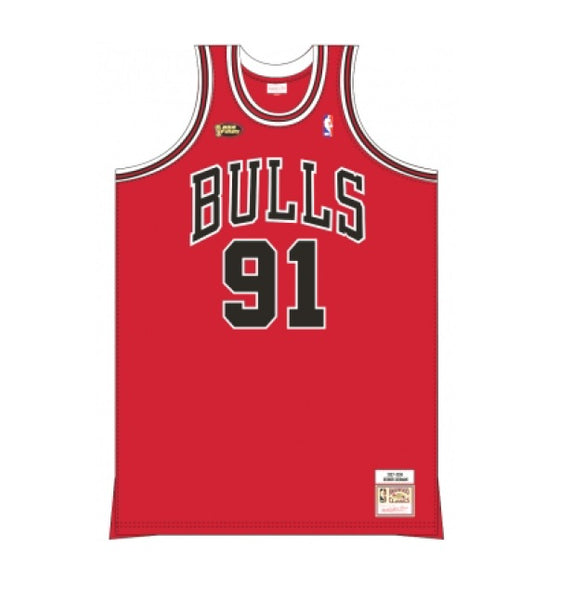 Mitchell & Ness Dennis Rodman Chicago Bulls 1997-98 Authentic Jersey - Red