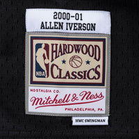 (G1) Mitchell & Ness Allen Iverson Philadelphia 76ers Road 2000-01 Swingman Jersey - Black