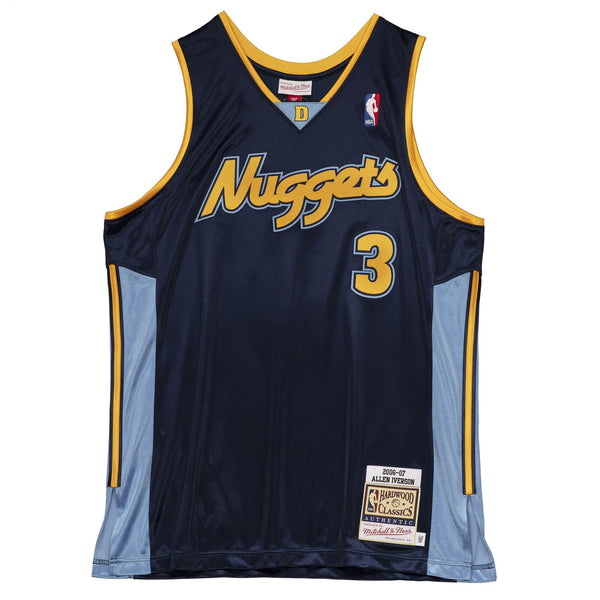 Mitchell & Ness Allen Iverson enver Nuggets 2006-07 Authentic Jersey - Navy