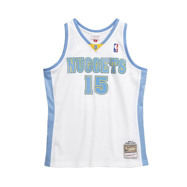 Mitchell & Ness Carmelo Anthony Denver Nuggets 2006-07 Swingman Jersey - White