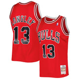 Mitchell & Ness Luc Longley Chicago Bulls 1997-98 Swingman Jersey