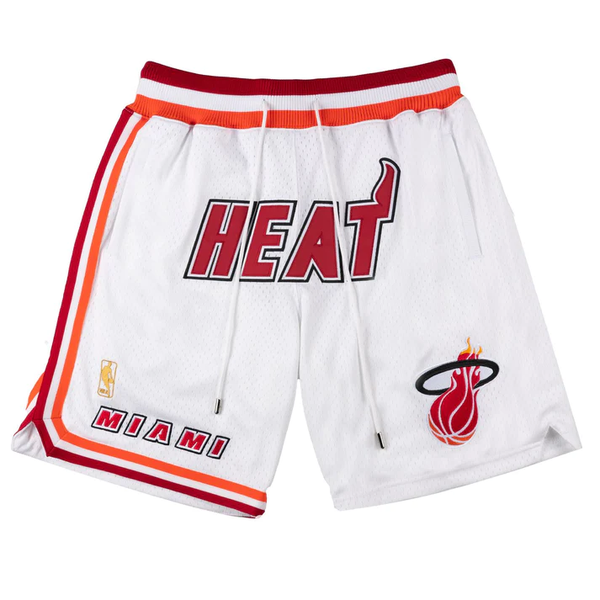 Mitchell & Ness x Just Don Miami Heat Bulls 1996 Shorts - White