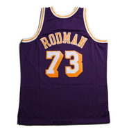 Mitchell & Ness Dennis Rodman Los Angeles Lakers 1989-99 Swingman Jersey - Purple