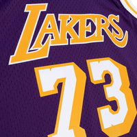 Mitchell & Ness Dennis Rodman Los Angeles Lakers 1998-99 Swingman Jersey - Purpul