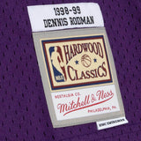 Mitchell & Ness Dennis Rodman Los Angeles Lakers 1998-99 Swingman Jersey - Purpul