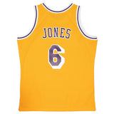 Mitchell & Ness Eddie Jones Los Angeles Lakers 1996-97 Swingman Jersey - Gold